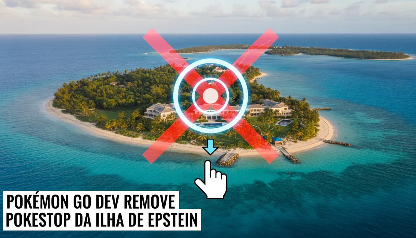 Pokémon Go Dev remove Pokestop da ilha de Epstein