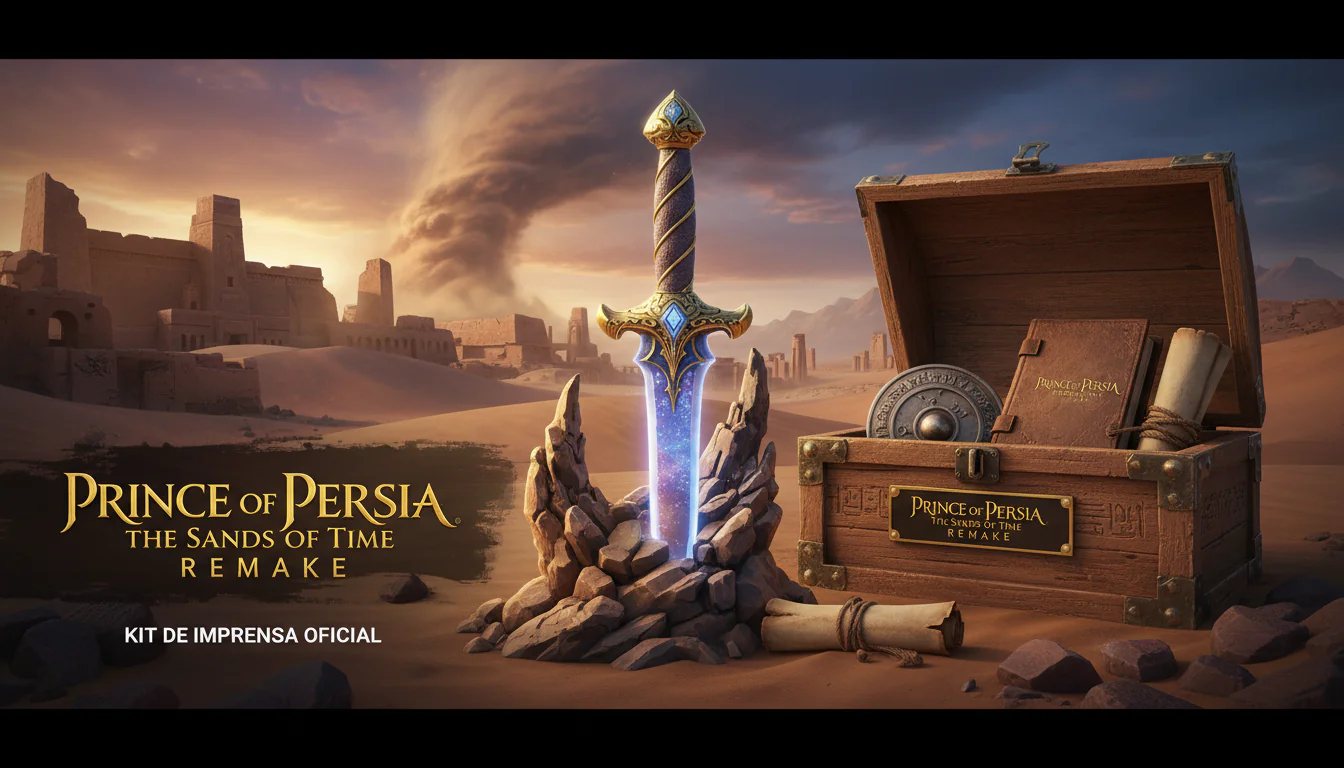 Prince of Persia: The Sands Of Time Remake Kit de imprensa aparentemente surge, tem uma adaga gigante