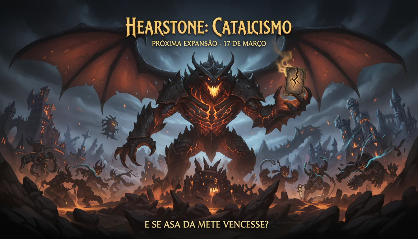 Próxima expansão Cataclismo de Hearthstone chegando em 17 de março, Imagine se Deathwing vencesse