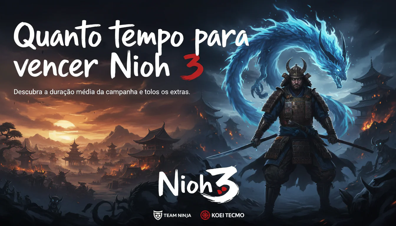 Quanto tempo para vencer Nioh 3 Quanto tempo para vencer Nioh 3