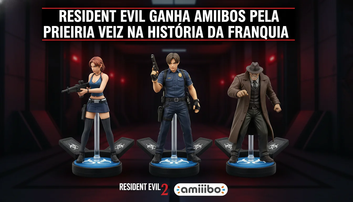 Resident Evil ganha Amiibos pela primeira vez na história da franquia