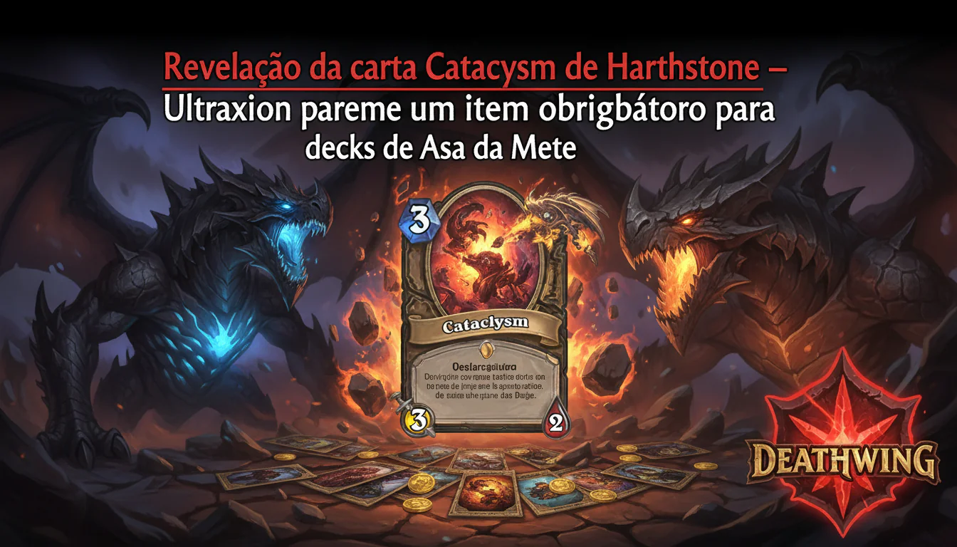 Revelação da carta Cataclysm de Hearthstone – Ultraxion parece um item obrigatório para decks de Asa da Morte