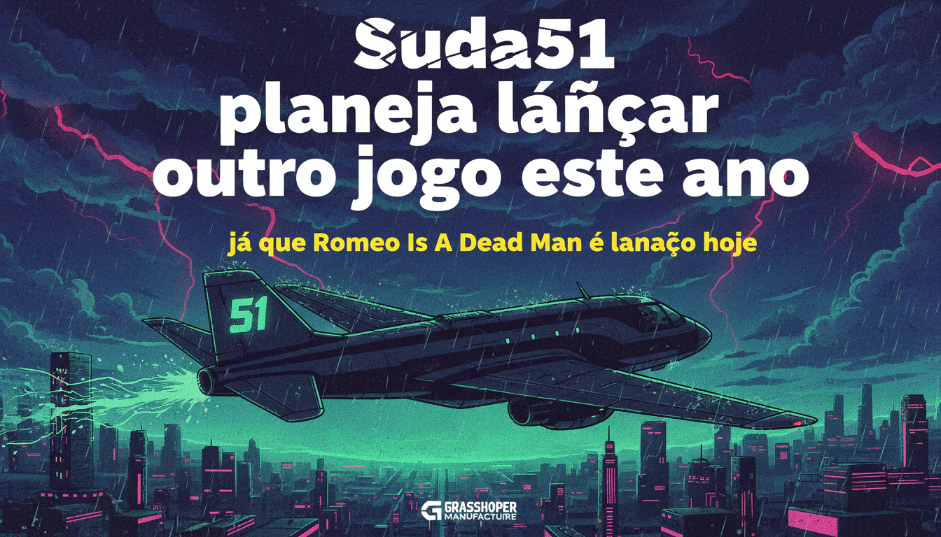 Suda51 planeja lançar outro jogo este ano, já que Romeo Is A Dead Man é lançado hoje