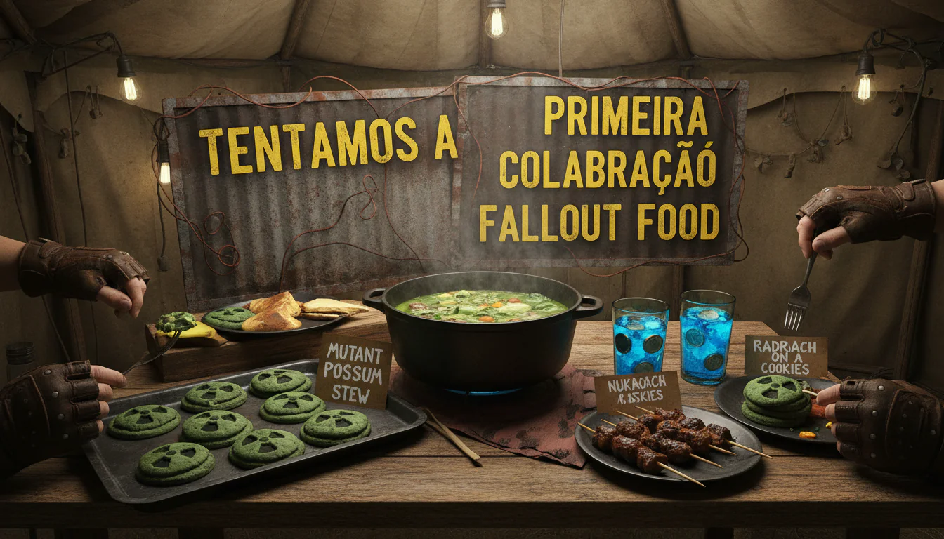 Tentamos a primeira colaboração Fallout Food