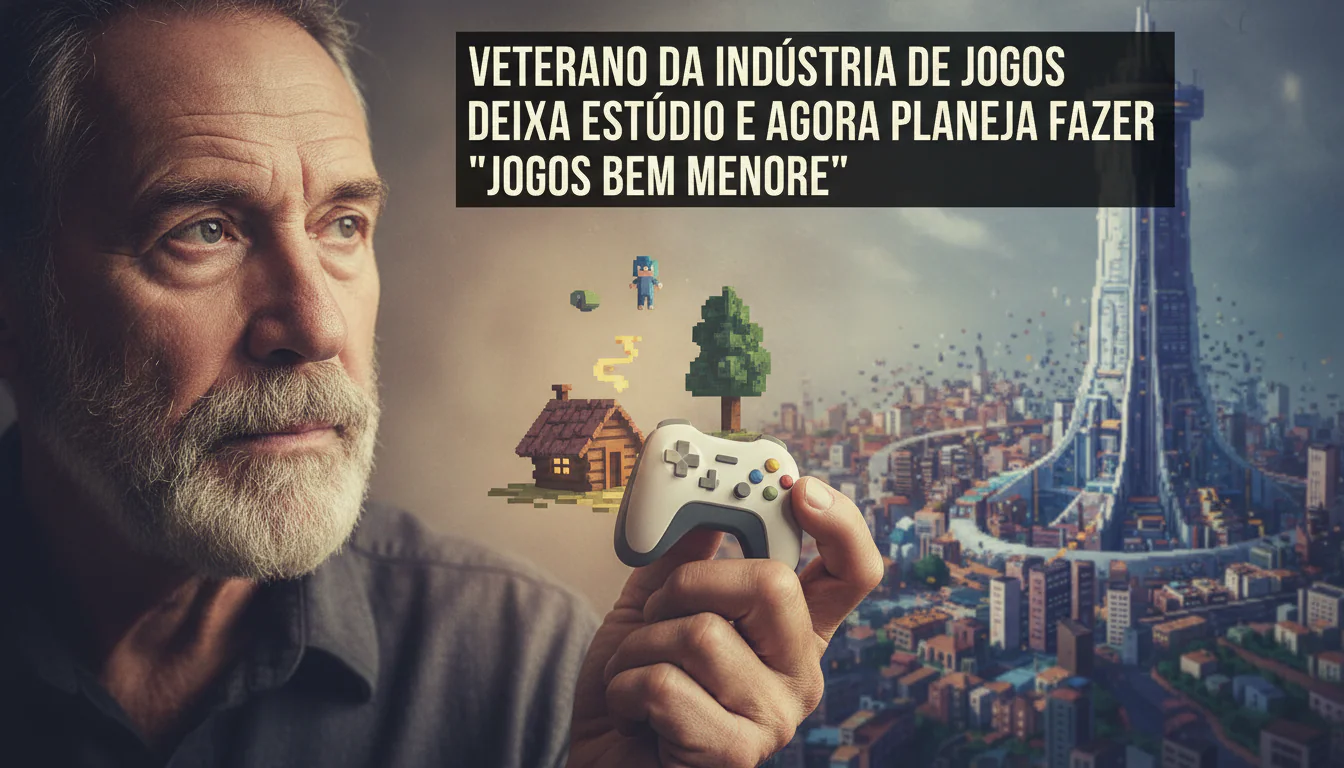 Veterano da indústria de jogos deixa estúdio e agora planeja fazer 