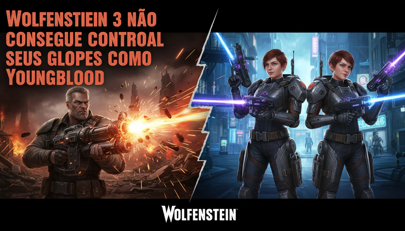 Wolfenstein 3 não consegue controlar seus golpes como Youngblood