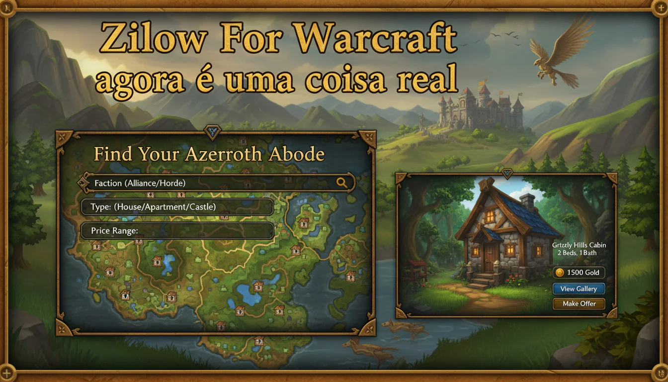 Zillow For Warcraft agora é uma coisa real