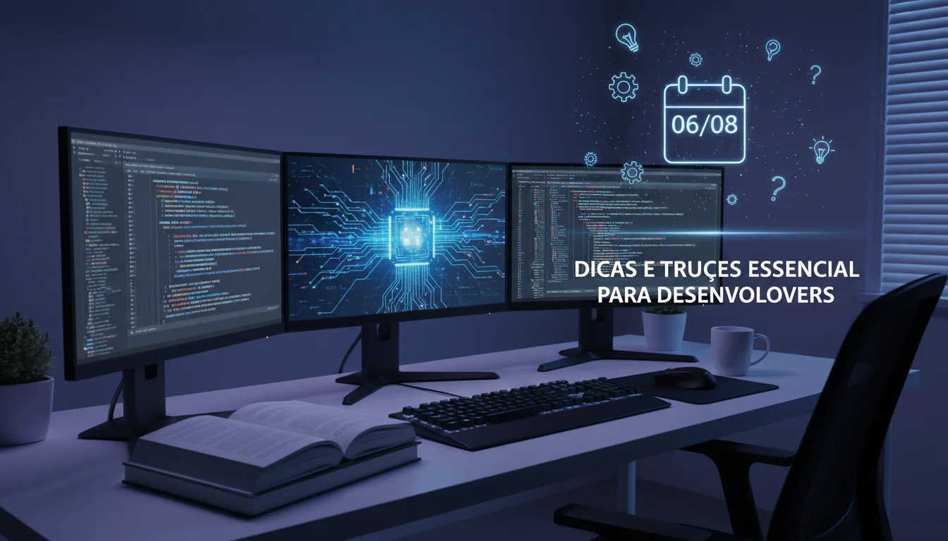 Programação 06/08: Dicas e Truques Essenciais para Desenvolvedores Programação 06/08: Dicas e Truques Essenciais para Desenvolvedores