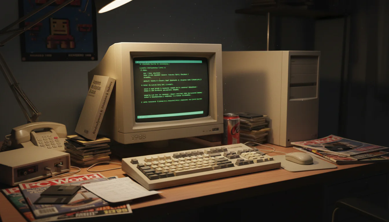 Programação em 1998: Um Retorno ao Passado Tecnológico Programação em 1998: Um Retorno ao Passado Tecnológico