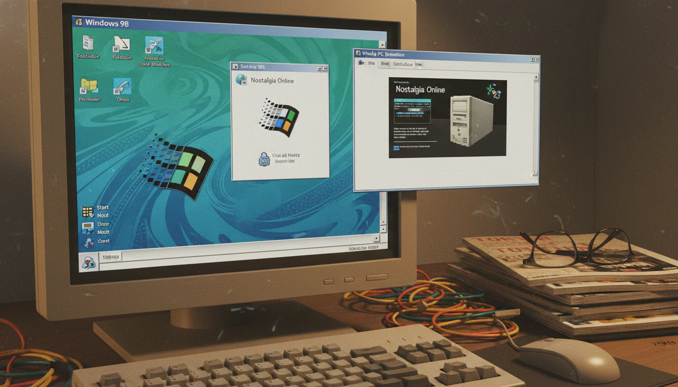Windows 98 no Seu PC: Nostalgia e Simulação Online