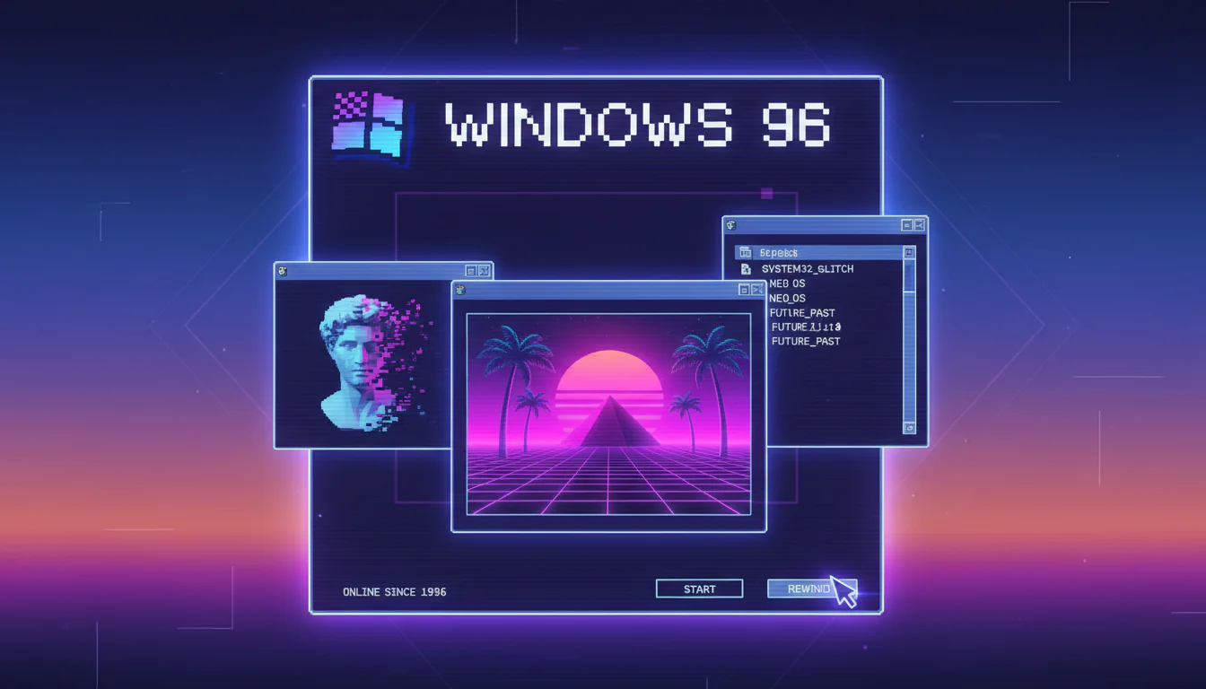 Windows 96: Nostalgia, Vaporwave e o Futuro Retrô do SO