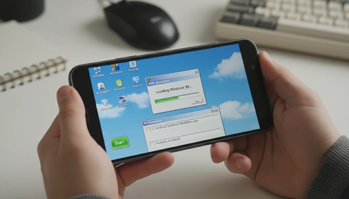 Windows 98 no Celular: APK Simulador Nostálgico para Android