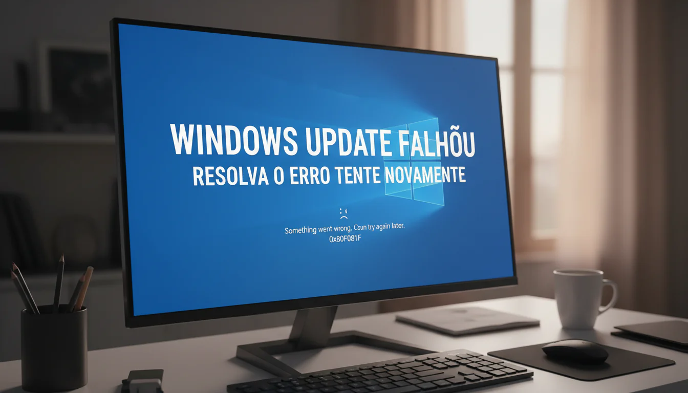 Windows Update Falhou: Resolva o Erro Tente Novamente