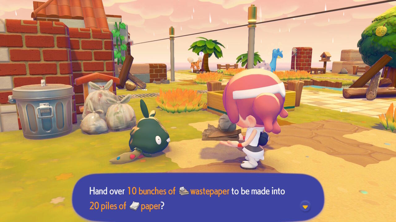 Como conseguir papel no Pokémon Pokopia Como conseguir papel no Pokémon Pokopia