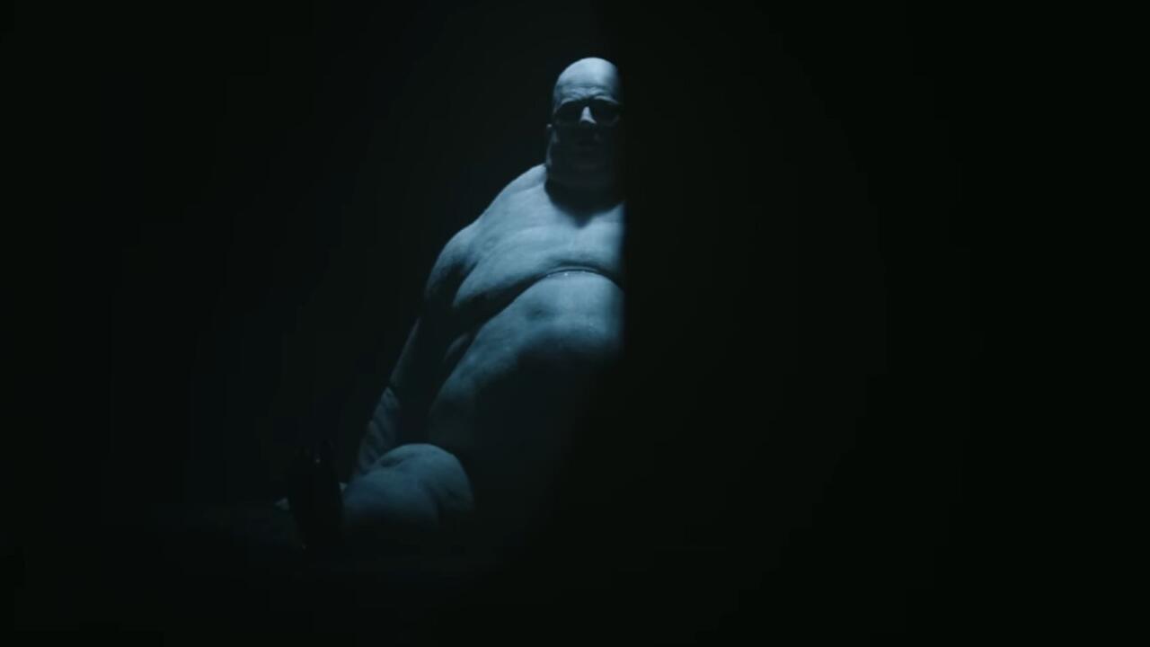 A criatura gigante do filme Resident Evil parece que veio das dunas