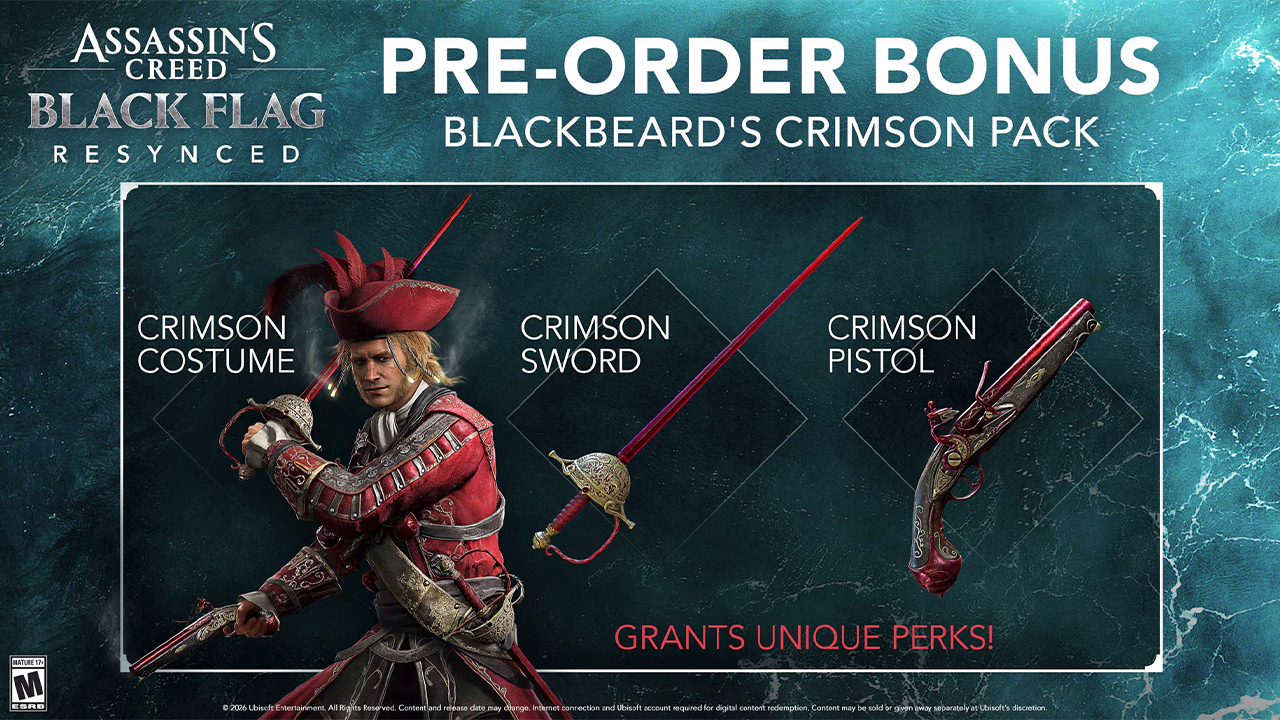 Pré-encomendas ressincronizadas de Assassin’s Creed: Black Flag vão ao ar com edição de colecionador e extras