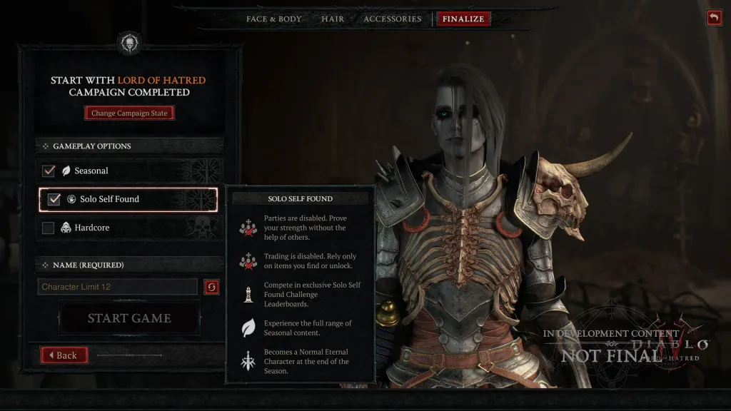 Diablo 4 terá o tão esperado modo solo na próxima temporada