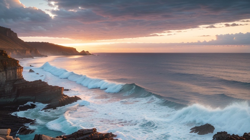 Onde Ventos e Ondas se Encontram: A Magia da Natureza